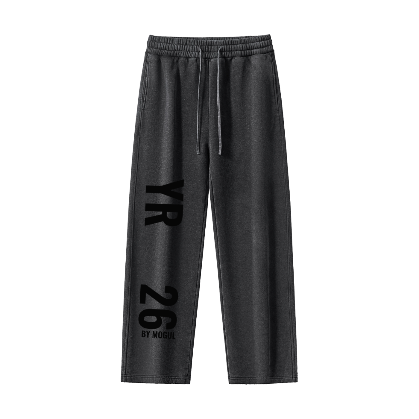 Frayed Enzyme Washed Fleece Sweatpants